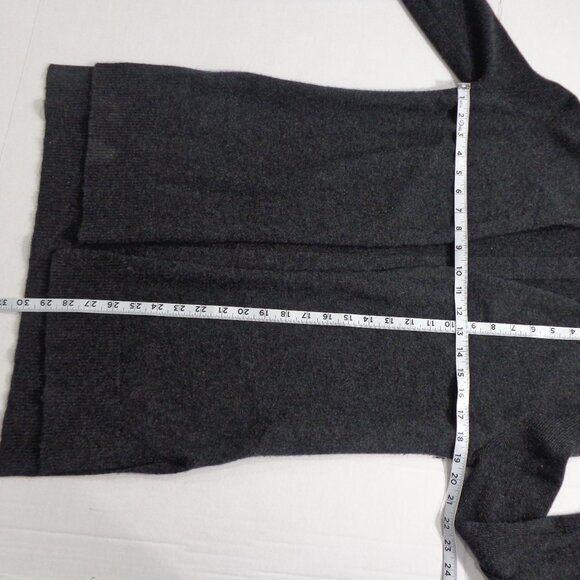 Max Studio Women's Cardigan Sweater Gray 100% 2-Ply Cashmere Open Front Size S - Picture 4 of 6